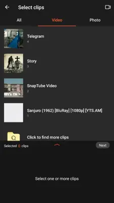 Video Maker with Music, Photos & Video Editor android App screenshot 4